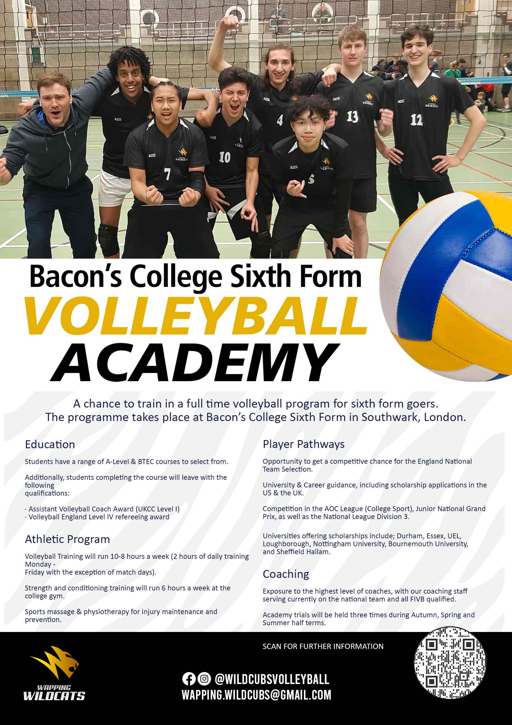 Wapping Wildcats Volleyball Academy